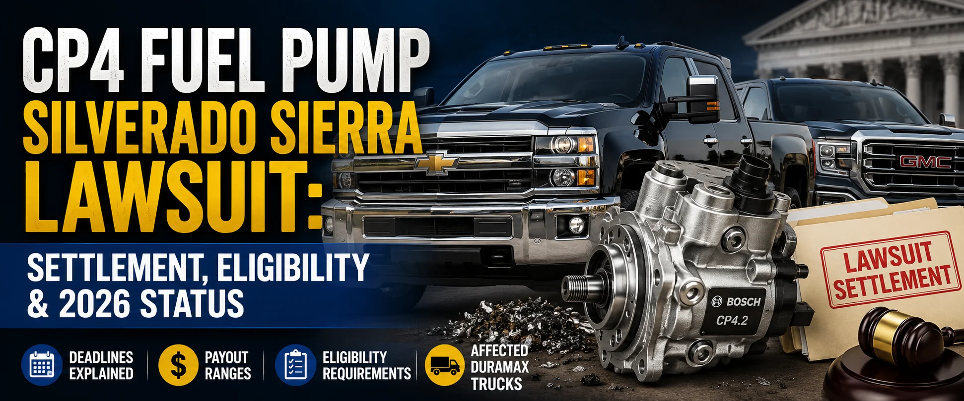 cp4 fuel pump silverado sierra lawsuit
