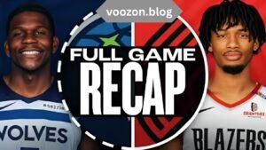Timberwolves vs Portland Trail Blazers Match Player Stats