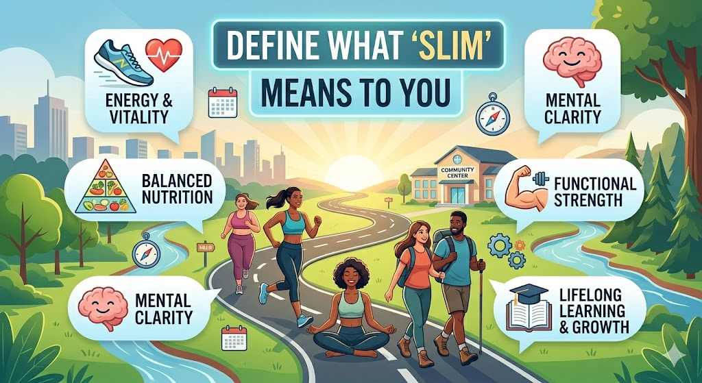 Define what “slim” means to you