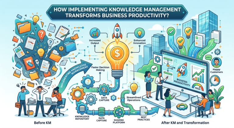 How Implementing Knowledge Management Transforms Business Productivity
