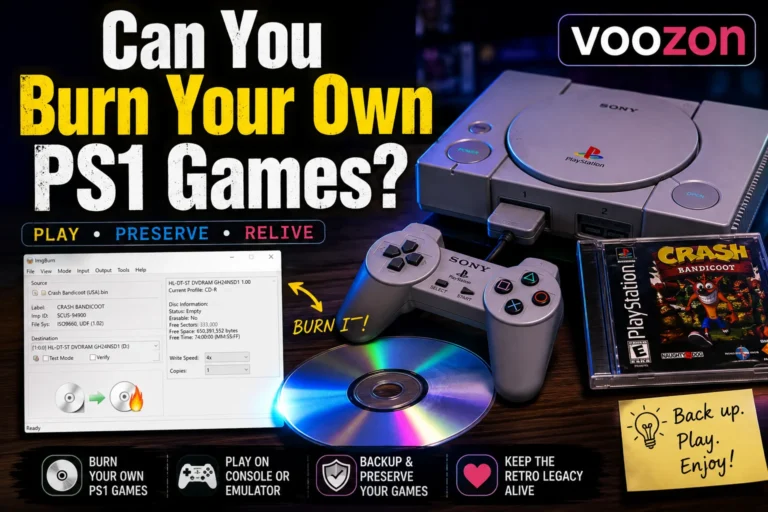 Can You Burn Your Own PS1 Games?