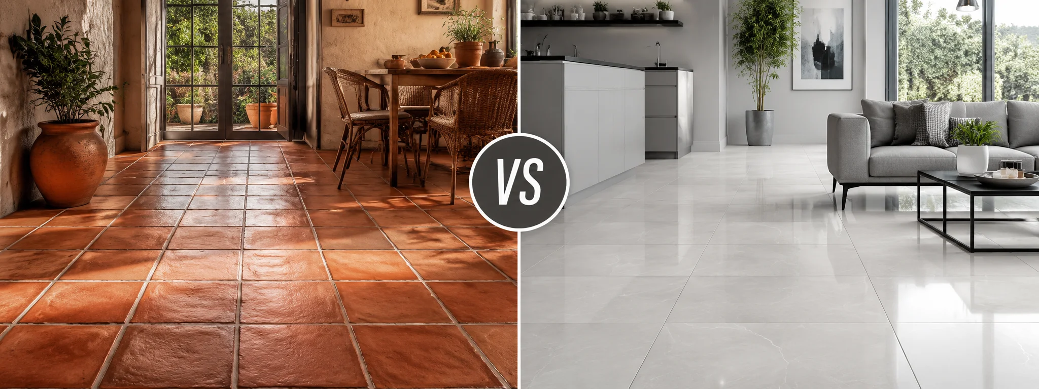 Terracotta Tile vs Ceramic Tile