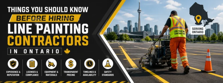 Things You Should Know Before Hiring Line Painting Contractors in Ontario