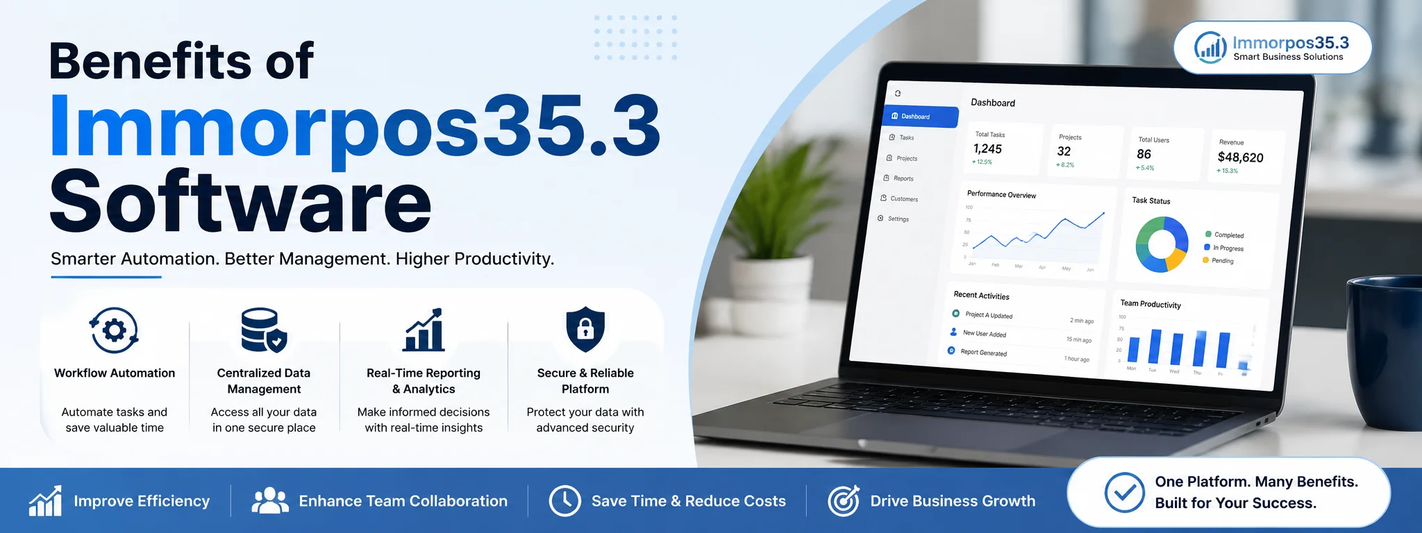 benefits of immorpos35.3 software
